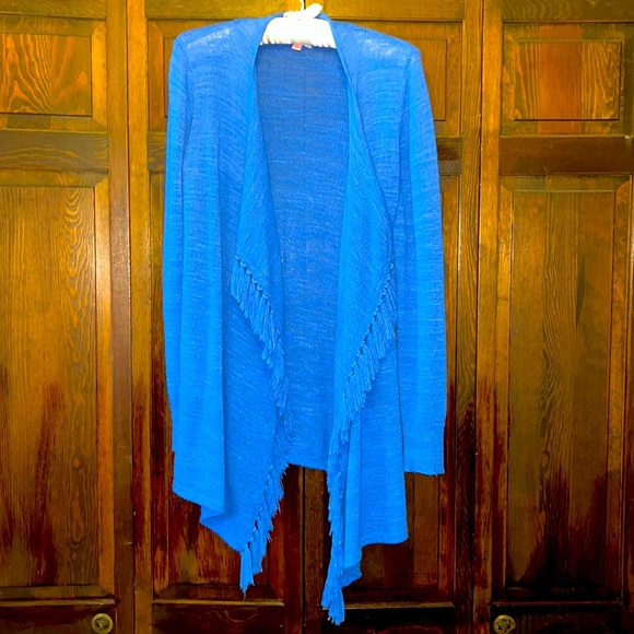 Lilly Pulitzer Sweaters - Lilly Pulitzer blue cardigan size M